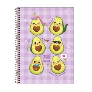 CADERNO ESPIRAL CD UNIV 1M ABACUTE 80 FLS TILIBRA