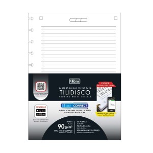REFIL PARA TILIDISCO UNIV PAUTADO CONNECT 50 FLS TILIBRA