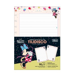 REFIL PARA TILIDISCO UNIV PAUTADO MINNIE 50 FLS TILIBRA