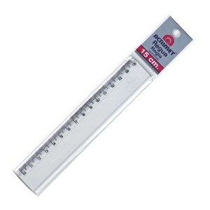 RÉGUA EM POLIESTIRENO 15CM ACRIMET