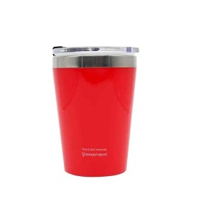 COPO VIAGEM SNAP 300ML MUSHROOM RED ZONA CRIATIVA
