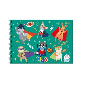 CADERNO ESPIRAL CD CARTOGRAFIA SAPECA MASCULINO 48F TILIBRA