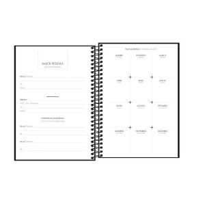 AGENDA EXECUTIVA ESPIRAL DIÁRIA NAPOLI PERMANENTE M5 TILIBRA