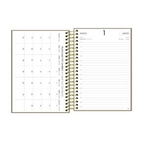 AGENDA EXECUTIVA ESPIRAL DIÁRIA NAPOLI CORES M5 TILIBRA