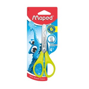 TESOURA 13CM ESSENTIALS PULSE PARA CANHOTO SORTIDO MAPED