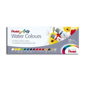 TINTA AQUARELA WATER COLOURS 15 CORES WFRS-15 PENTEL