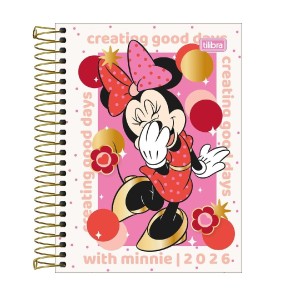 AGENDA ESPIRAL DIÁRIA MINNIE TILIBRA