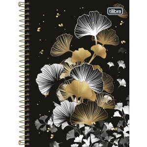 CADERNO ESPIRAL CAPA DURA 1/4 B&W 80 FOLHAS TILIBRA