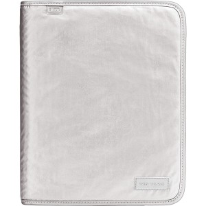 CADERNO ARGOLADO WEST VILLAGE METALIZADO PRATA TILIBRA