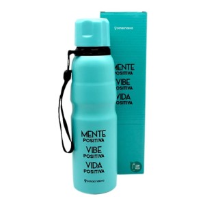 GARRAFA SILHUETA TÉRMICA 500ML VIDA POSITIVA ZONA CRIATIVA
