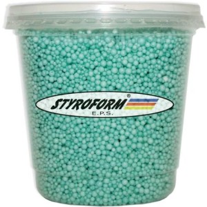 PEROLA DE ISOPOR POTE P300 750ML VERDE STYROFORM