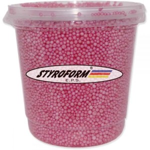 PEROLA DE ISOPOR POTE P300 750ML ROSA STYROFORM