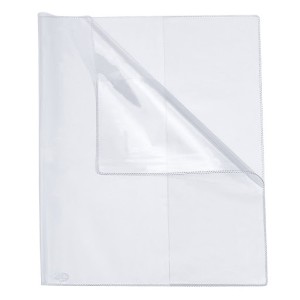 CAPA PROTETORA PARA CADERNO 1/4 CRISTAL DAC