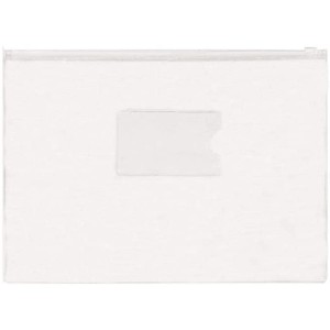 PASTA C/ ZÍPER SLIDE PORTA CARTÃO 280X395MM TRANSPARENTE YES