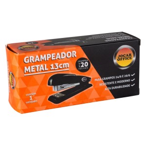 GRAMPEADOR METAL 13CM 25 FOLHAS JOCAR OFFICE