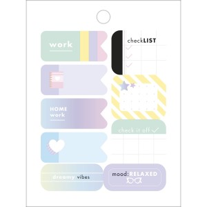 BLOCO DE ADESIVOS DECORADOS HAPPY METALIZADO 12 FLS TILIBRA