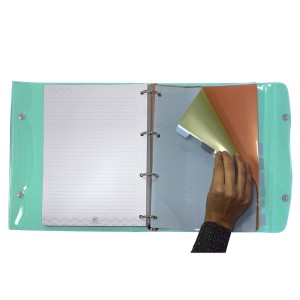 FICHÁRIO UNIVERSITÁRIO CRISTAL BREEZE VERDE 192 FOLHAS DAC