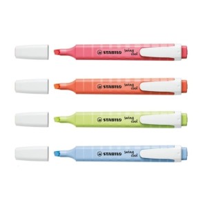 MARCA TEXTO SWING COOL 4 UND PASTEL STABILO