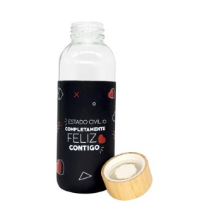 GARRAFA ECO 450ML FELIZ CONTIGO - ZONA CRIATIVA