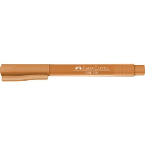 CANETA FINE PEN 0,4 LARANJA ESCURO FABER CASTELL