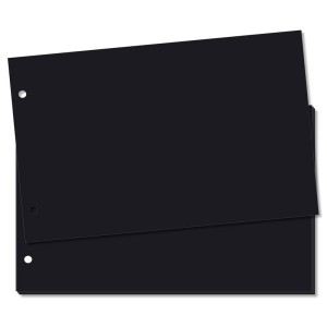 FICHAS PRETAS LISAS 5X8 30 UNID FINA IDEIA