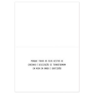 CARTÃO MÃE MUITOS CORAÇÕES FINA IDEIA