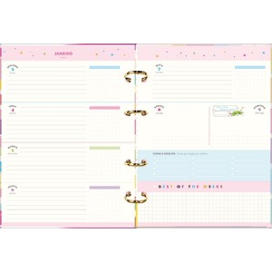 PLANNER ARGOLADO 17,7 X 24CM BE NICE 90G TILIBRA